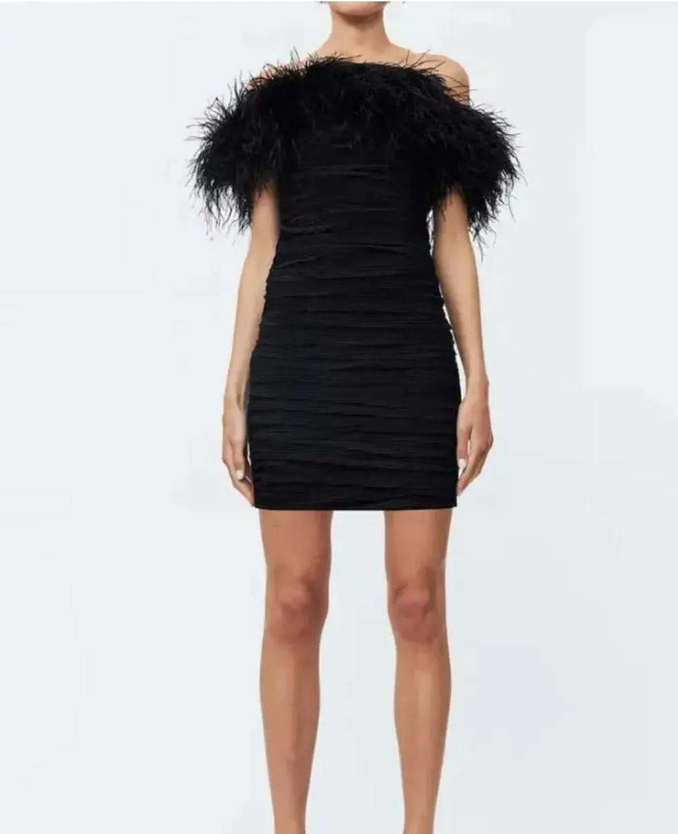 Zion Mini Dress Black Size 1 / AU 8, 2 / AU 10 & 3 / AU 12 by Rachel Gilbert