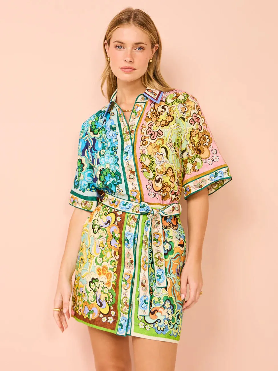 Dreamer Mini Dress Multi Size 8, 14 & 16 by Alemais