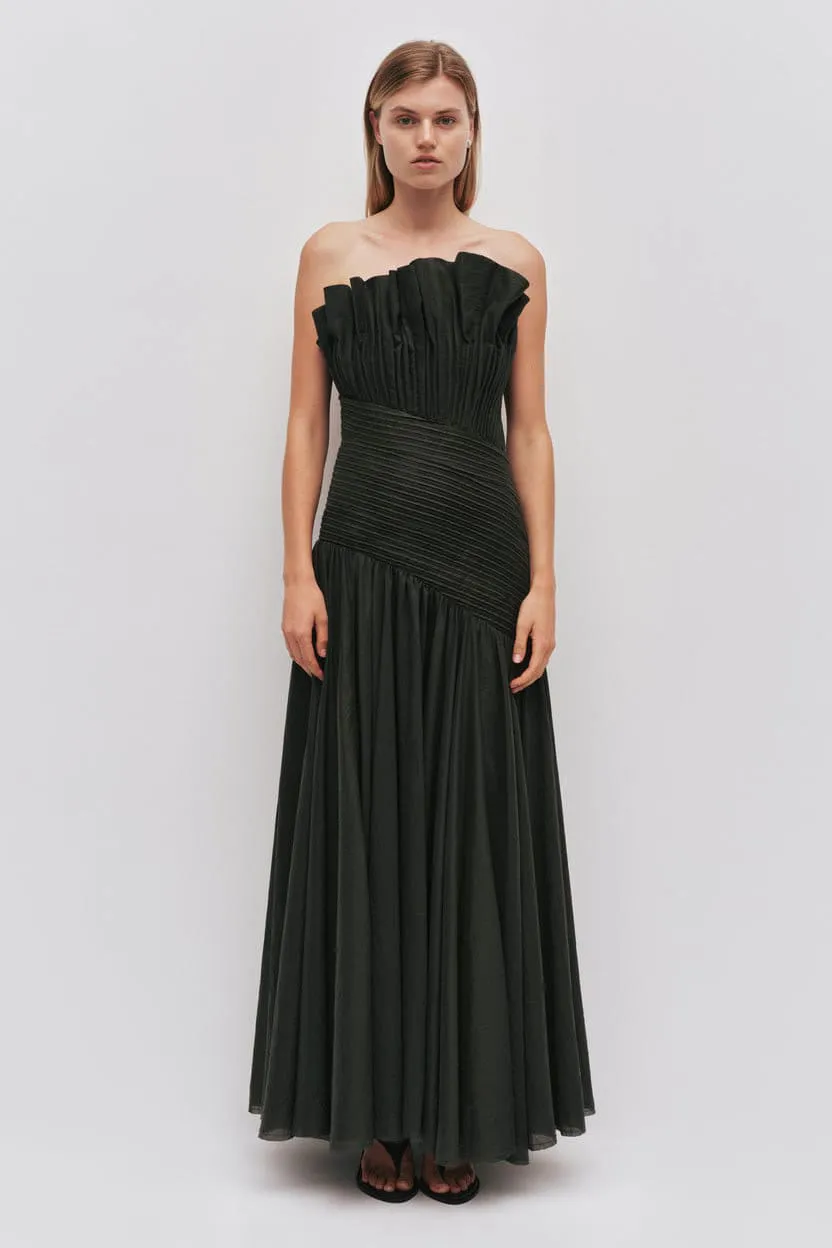 Aquiline Gown Dress Hunter Green Size 8 & 12 by Aje