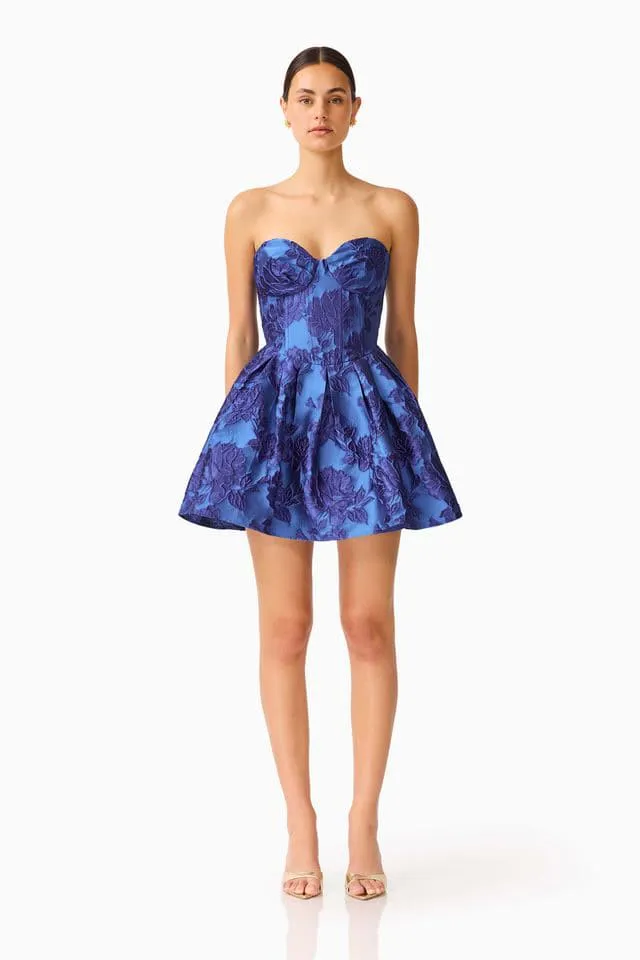 Sorelle Bustier Mini Dress Cobalt Blue Size 6, 8 & 10 by Elliatt