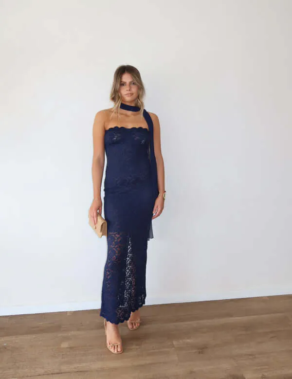 Meredith Maxi Dress Blue Size 8 & 10 by Arcina Ori