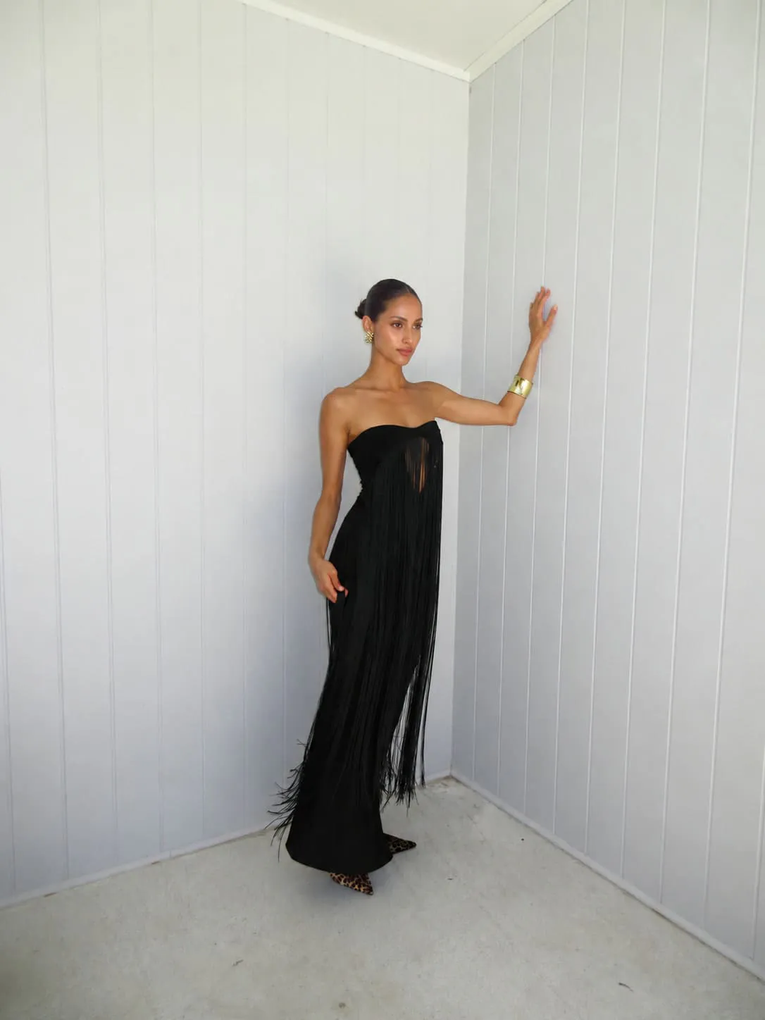 Venus Dress Black Size S / AU 8 by Deconduarte
