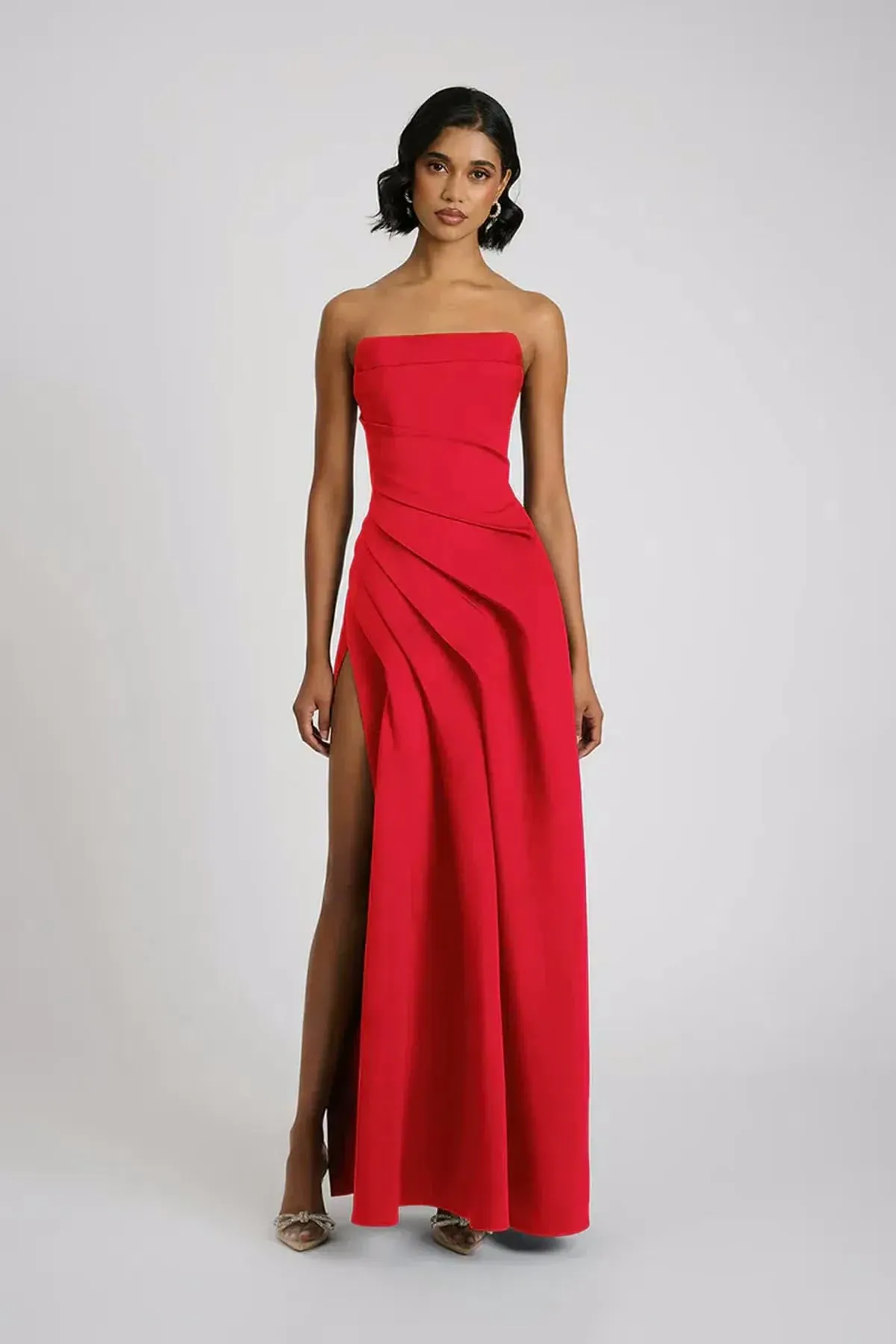 Deanna Gown Maxi Dress Red Size 8 & 12 by Eliya The Label