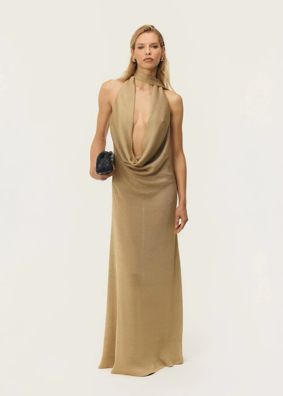 Kaia Dress Gold Size S / AU 8 by Arcina Ori