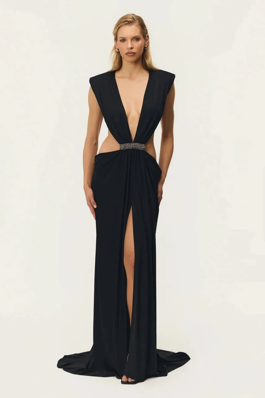 Amara Dress Black Size XS / AU 6 and Size S / AU 8 by Arcina Ori