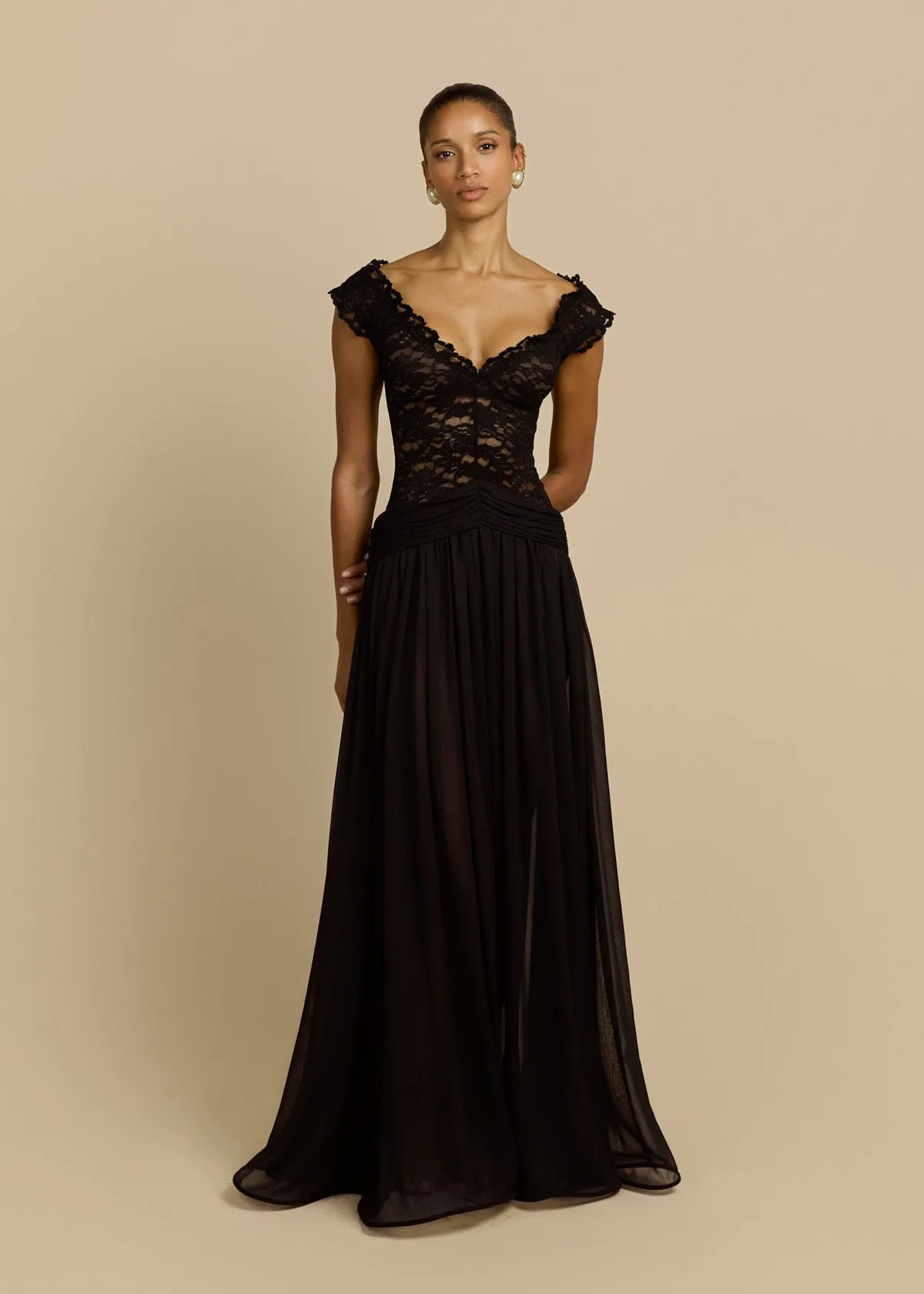 Arabella Dress Black Size S / AU 8 & M / AU 10 by Arcina Ori