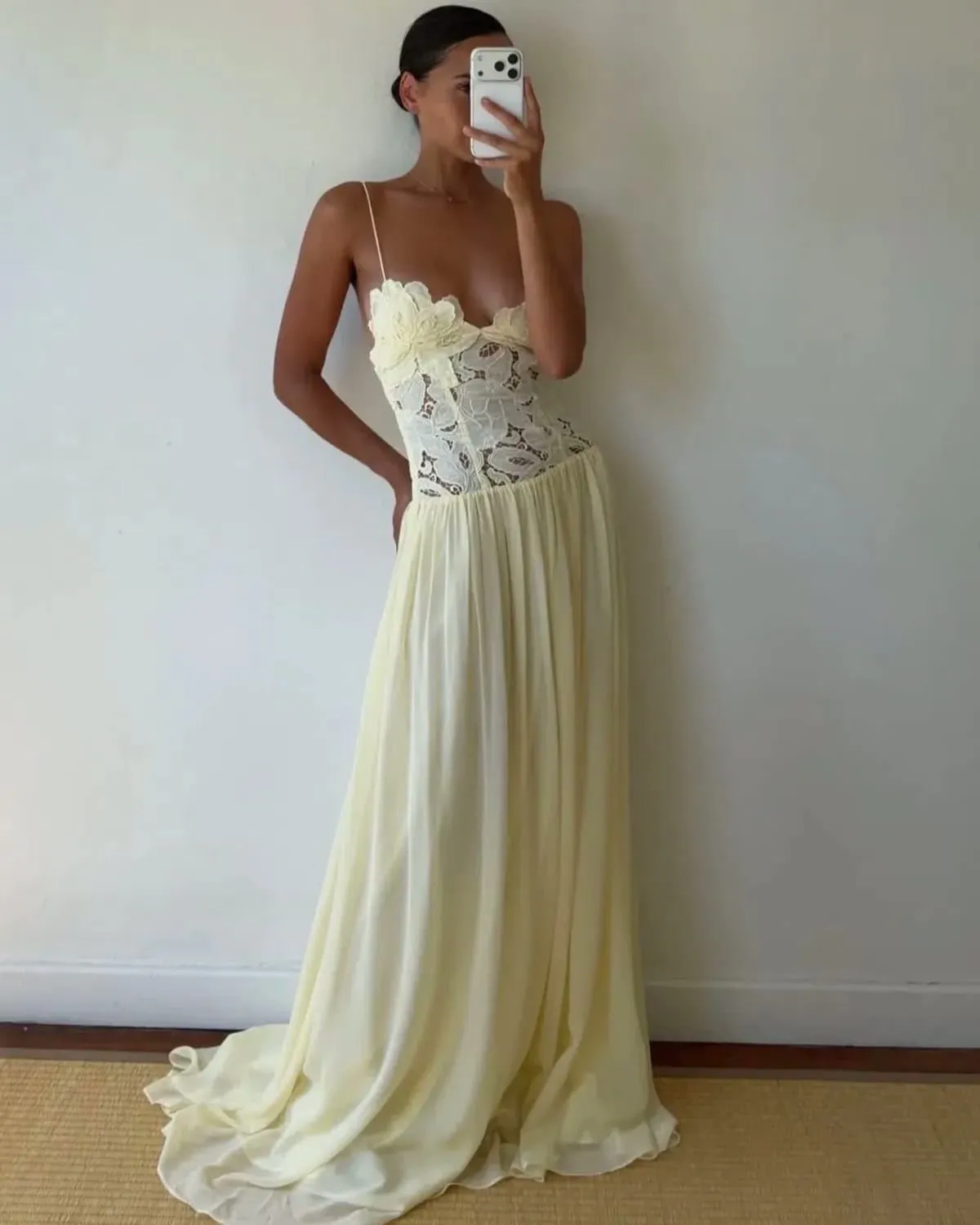 Stephanie Dress Butter Yellow Size 8 & 10 by Hansen & Gretel