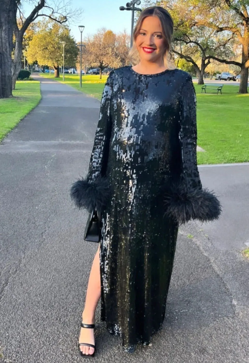 Xanthy Gown Dress Black Size 1 / AU 8 by Rachel Gilbert