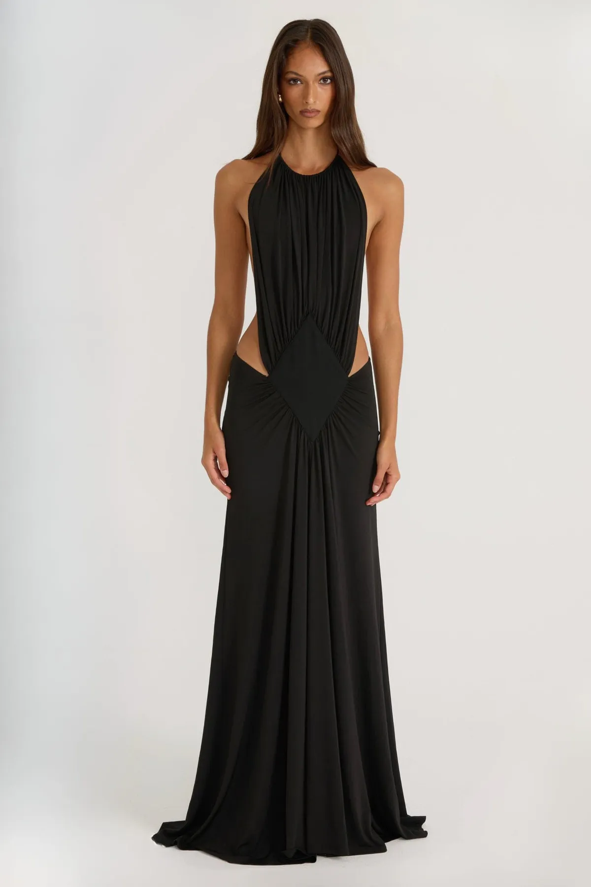 Jackie Gown Dress Black Size 6 & 8 by Ance Gria