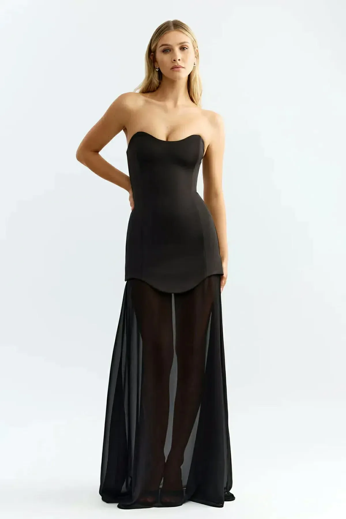 Zahra Dress Black Size 6, 8, 10 & 12 by Studio Lexi