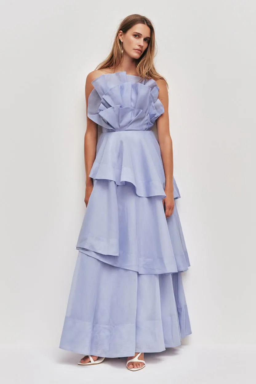 Selestia Gown Dress Blue Size 6, 8, 10 & 12 by Aje