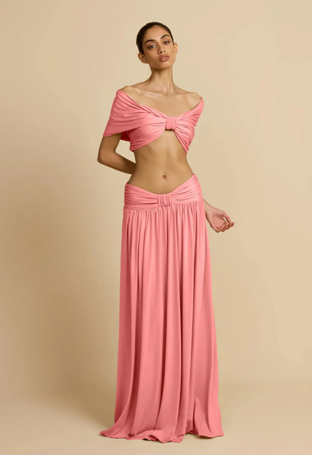 Alessia Top & Skirt Set Dusty Pink Size 6 & 8 by Arcina Ori