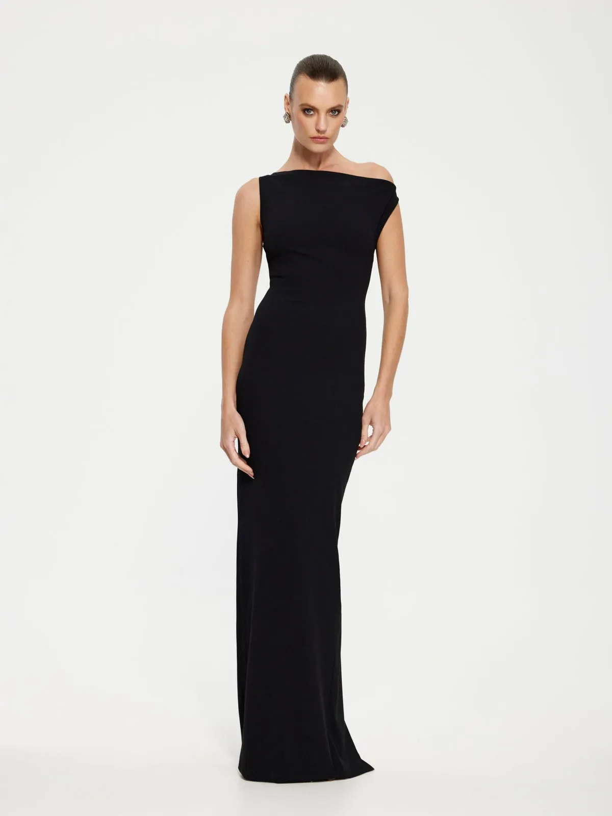 Inaya Gown Dress Black Size 6 by Effie Kats