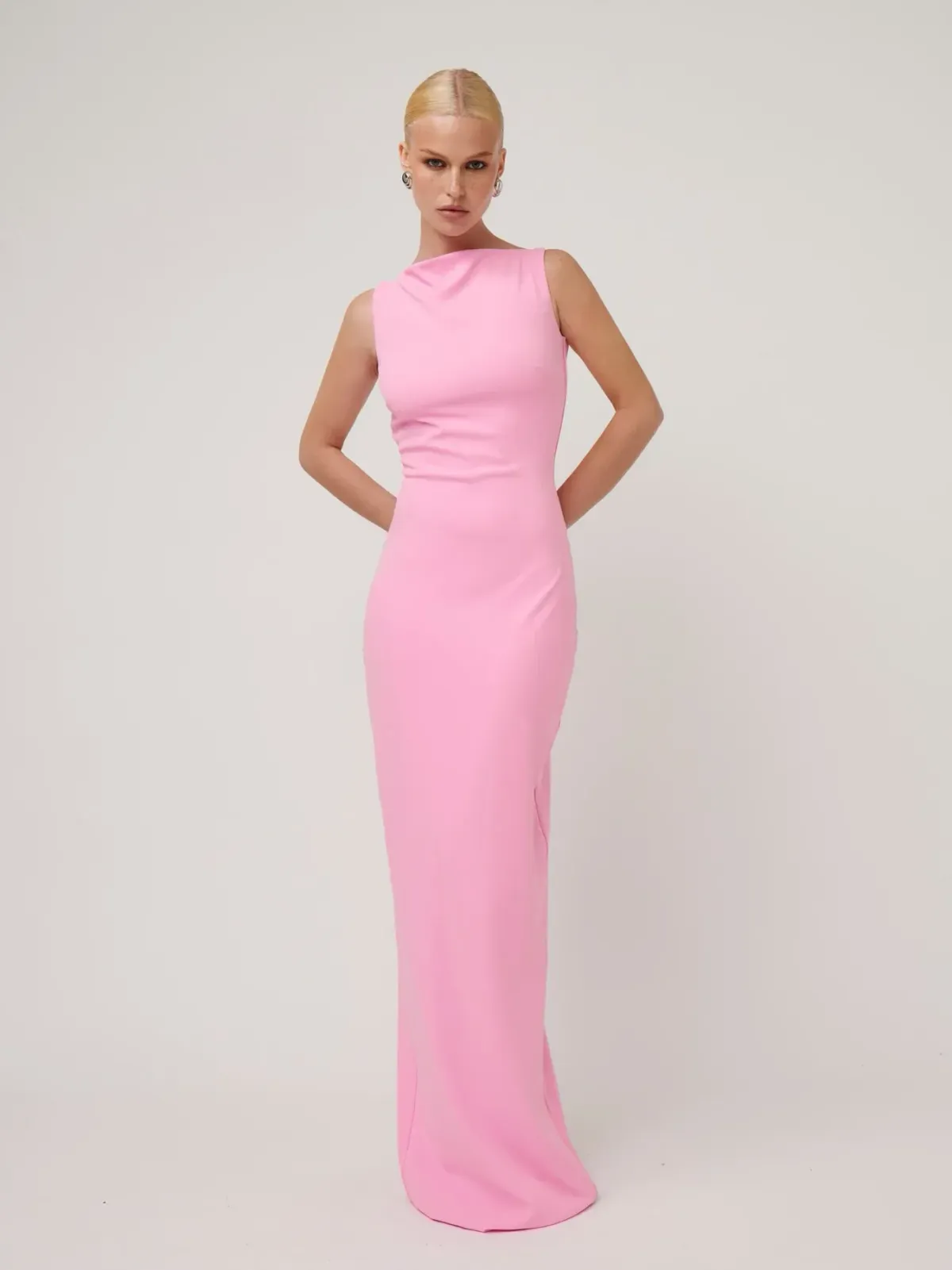Verona Gown Dress Fairy Floss Pink Size M / AU 10 by Effie Kats